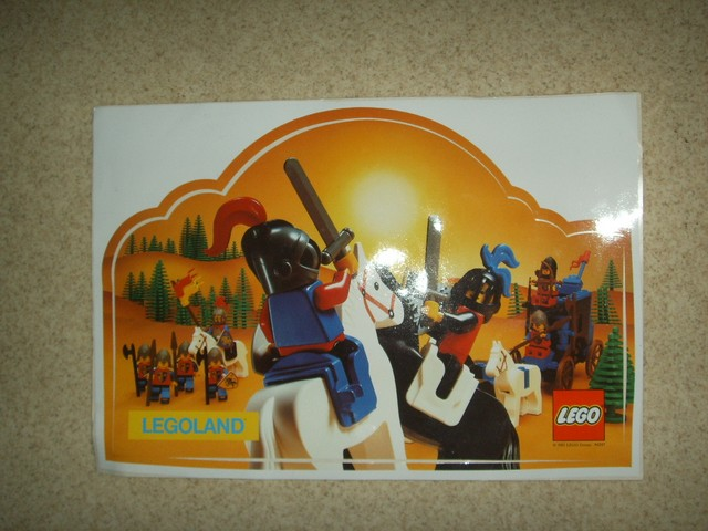 Sticker Sheet, Legoland Castle Crusaders Large