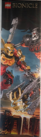 Display Flag Cloth, BIONICLE Tahu Master of Fire and Skull Grinder Medium