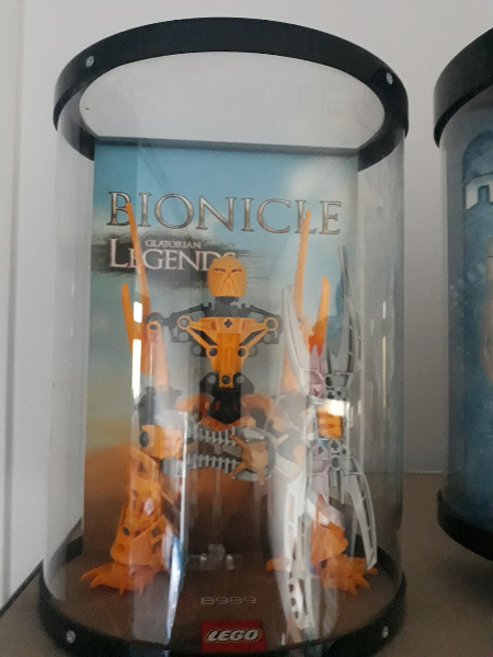 Display Assembled Set, Bionicle 8989 Mata Nui in Plastic Case