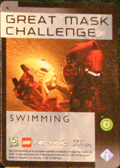 BIONICLE Great Mask Challenge Game Card   5