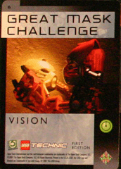 BIONICLE Great Mask Challenge Game Card   6