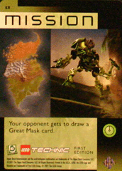 BIONICLE Great Mask Challenge Game Card  13