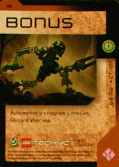 BIONICLE Great Mask Challenge Game Card  33