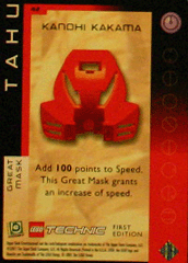 BIONICLE Great Mask Challenge Game Card  42