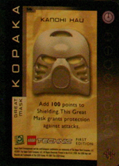 BIONICLE Great Mask Challenge Game Card  56