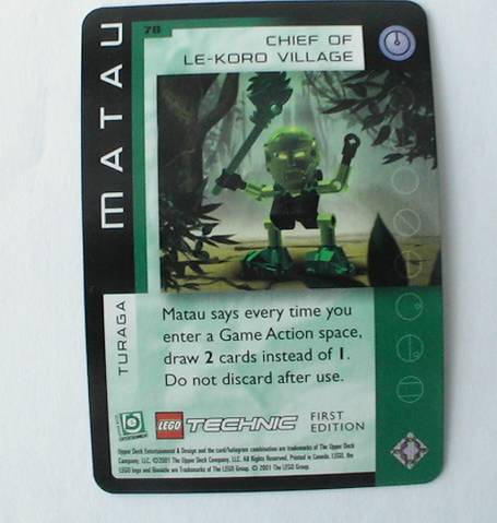 BIONICLE Great Mask Challenge Game Card  78