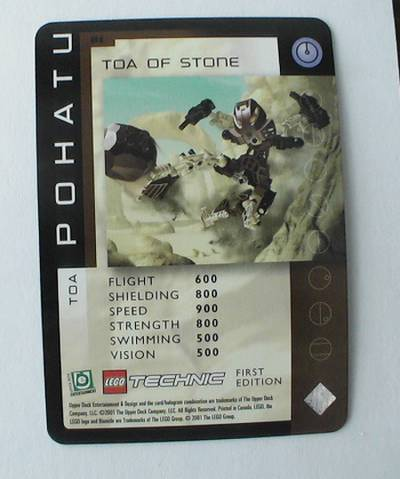 BIONICLE Great Mask Challenge Game Card  81