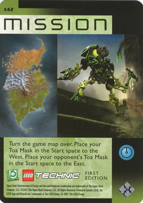 BIONICLE Great Mask Challenge Game Card 142