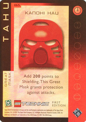 BIONICLE Great Mask Challenge Game Card 165