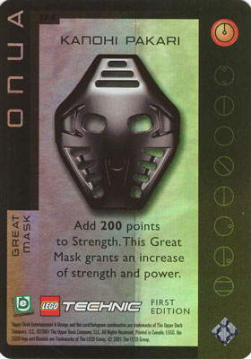 BIONICLE Great Mask Challenge Game Card 174