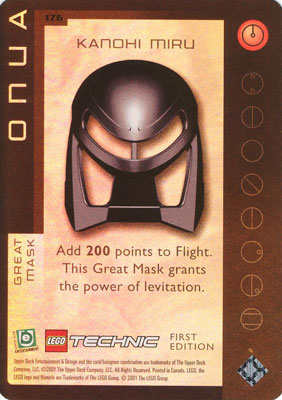 BIONICLE Great Mask Challenge Game Card 176