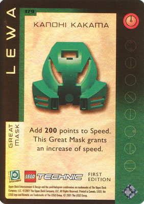 BIONICLE Great Mask Challenge Game Card 179