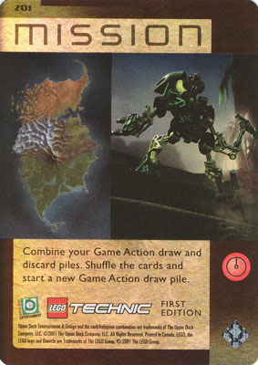 BIONICLE Great Mask Challenge Game Card 201
