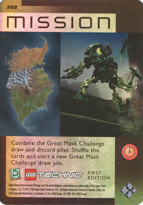 BIONICLE Great Mask Challenge Game Card 202