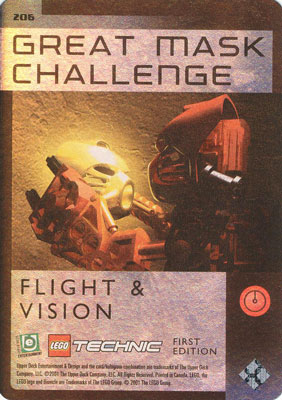 BIONICLE Great Mask Challenge Game Card 206