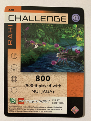 BIONICLE Great Mask Challenge Game Card 228