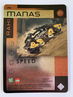 BIONICLE Great Mask Challenge Game Card 291