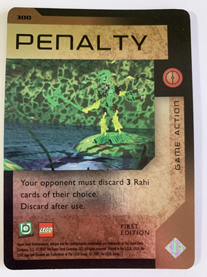 BIONICLE Great Mask Challenge Game Card 300