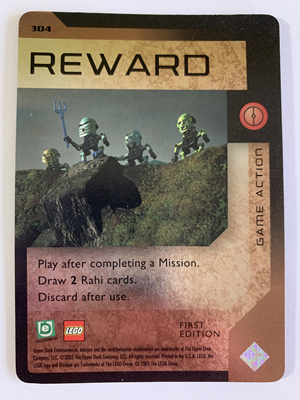 BIONICLE Great Mask Challenge Game Card 304