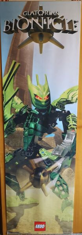 Display Flag Cloth, BIONICLE Glatorian Gresh