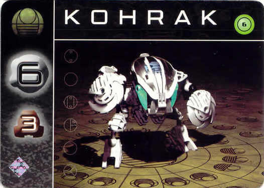 BIONICLE The Bohrok Awake Card - Kohrak 6