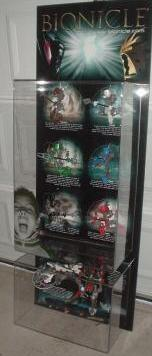 Display Assembled Set, Wall Display for Rahkshi (shows 8587, 8588, 8589, 8590, 8591, 8592, 8593, 8596)