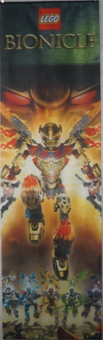 Display Flag Cloth, BIONICLE Tahu Uniter of Fire