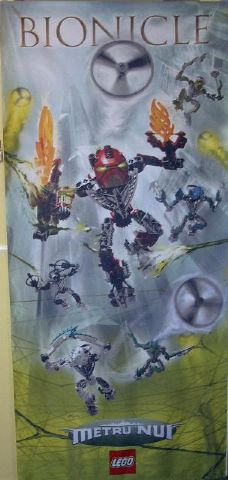 Display Flag Cloth, BIONICLE Toa Hordika