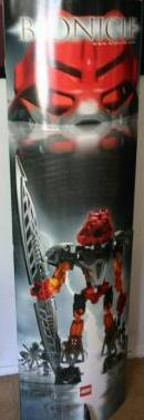 Display Floor Stand, Plastic for Bionicle Toa Nuva