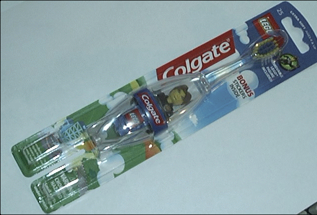 Toothbrush, Jack Stone (Minifigure js028) - Colgate