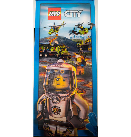 Display Flag Cloth, City Volcano, Wide