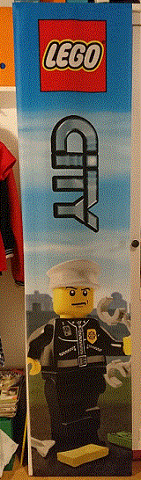 Display Flag Cloth, City Police Officer