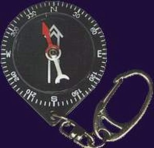 Compass Key Chain