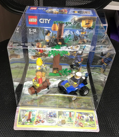 Display Assembled Set, City Set 60171 in Plastic Case