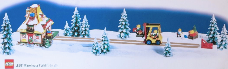 Department 56 LEGO Warehouse Forklift