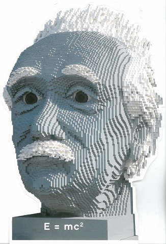 Postcard - Legoland Parks, Legoland Deutschland Resort - Albert Einstein E=mc^2