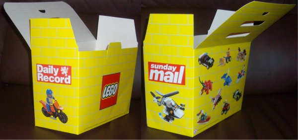 Daily Record / Sunday Mail Promotional Cardboard Storage Box