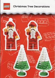 Christmas Tree Decorations - Cardboard set of 2