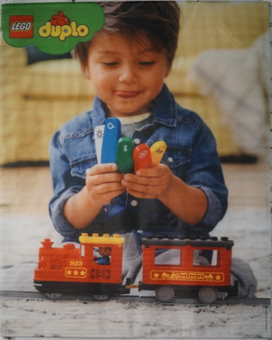 Display Flag Cloth, DUPLO LEGO, Train