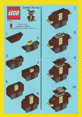 Exclusive Build Instructions: Easter Bunny