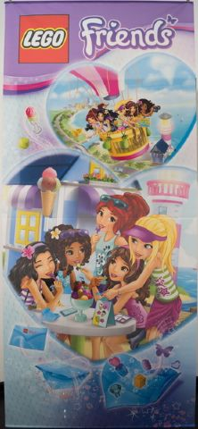 Display Flag Cloth, Friends, 5 Girls at Table