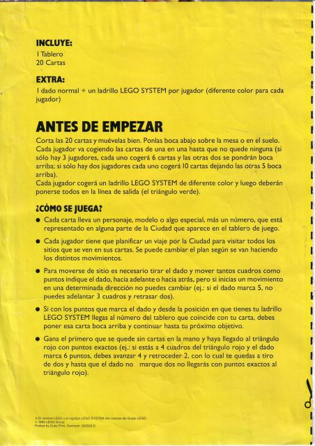 Town Board Game with Cards - Spanish (922529-E)