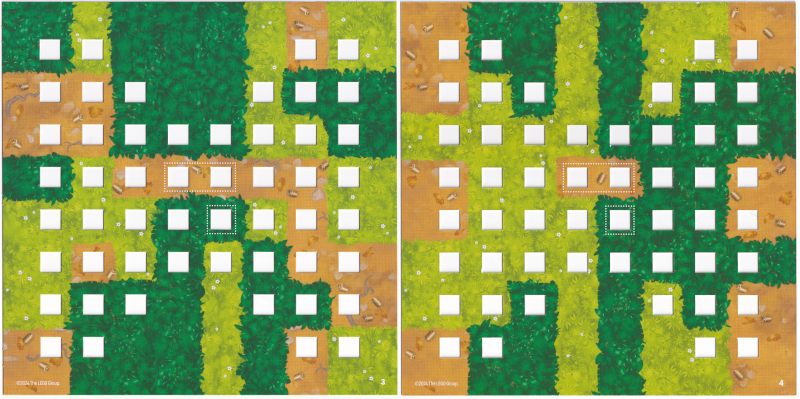 Monkey Palace Game Game Board 1+2