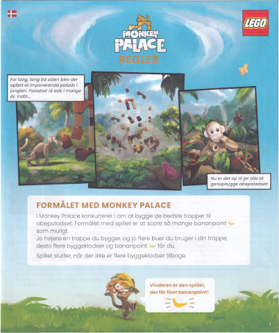 Monkey Palace Game Rulebook (Danish)