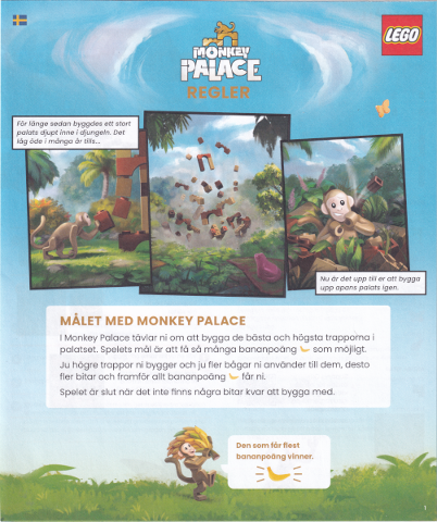 Monkey Palace Game Rulebook (Swedish)