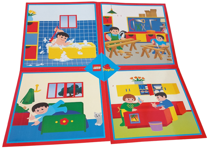 DUPLO Learn and Play - Hjemme hos os - Playing Board