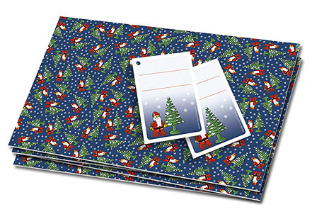 Gift Wrap & Tags, LEGO Holiday Minifigure