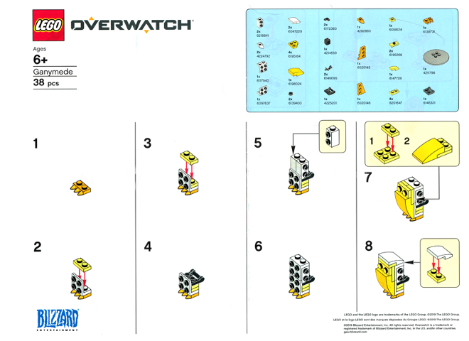 EB Games Exclusive Build Instructions: Ganymede