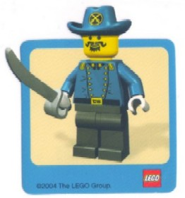 Sticker Sheet, Minifigure Cavalry Officer
