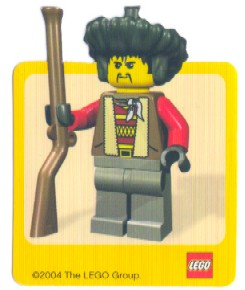 Sticker Sheet, Minifigure Ngan Pa (Yeti Hunter)